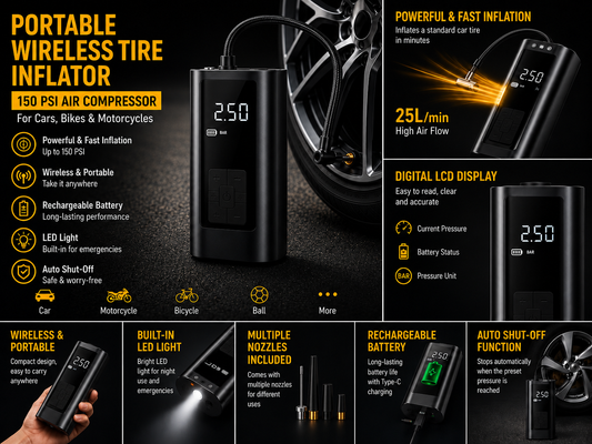 Portable Tire Inflator