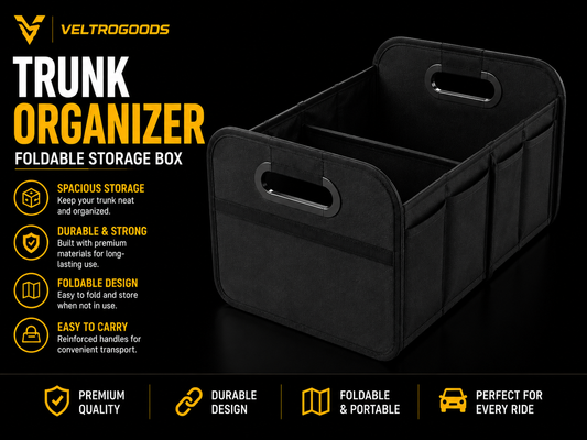 Foldable Car Trunk Organizer